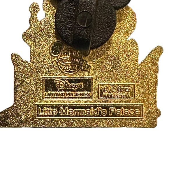 Disney Little Mermaid Palace Pin Mickey Trading Pin 2002 Authentic Vintage - Picture 4 of 4